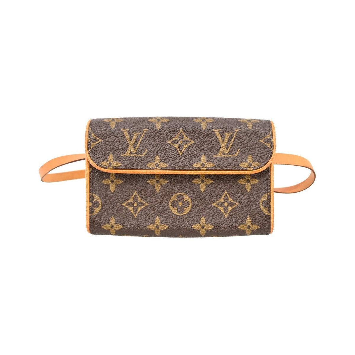 Louis Vuitton Florentine Monogram, Brown, Canvas, Clutch