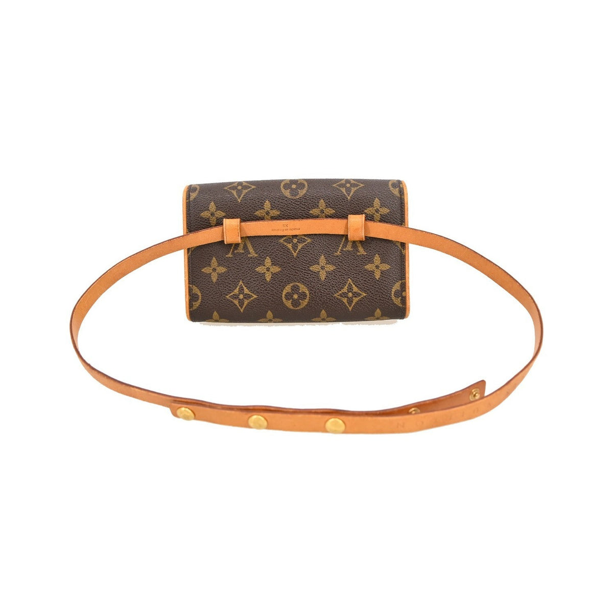 Louis Vuitton Florentine Monogram, Brown, Canvas, Clutch