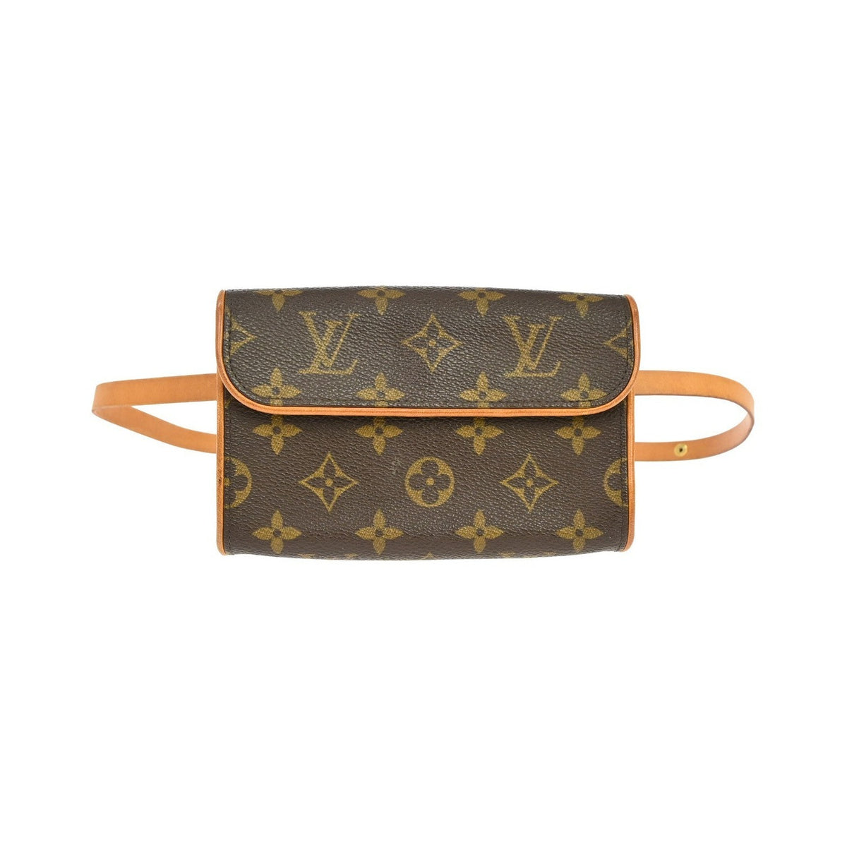 Louis Vuitton Florentine Monogram, Brown, Canvas, Clutch