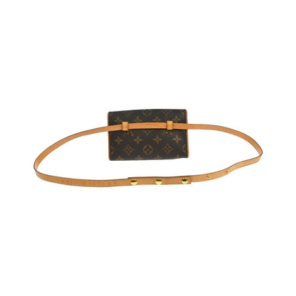 Louis Vuitton Florentine Pochette Damier, Brown, Canvas, Clutch