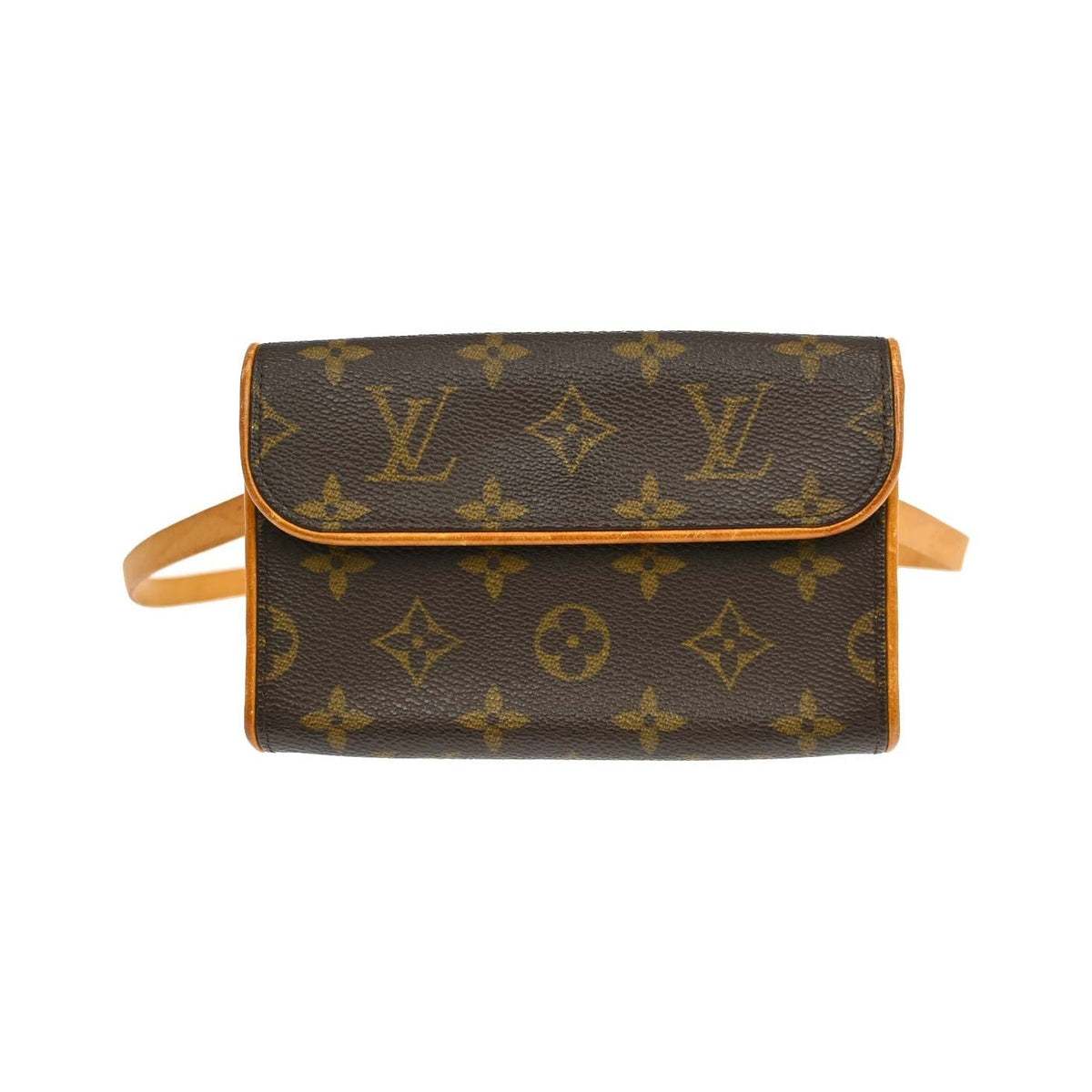 Louis Vuitton Florentine Waist Monogram Canvas, Brown, Canvas, Clutch
