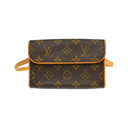 Louis Vuitton Florentine Waist Monogram Canvas, Brown, Canvas, Clutch
