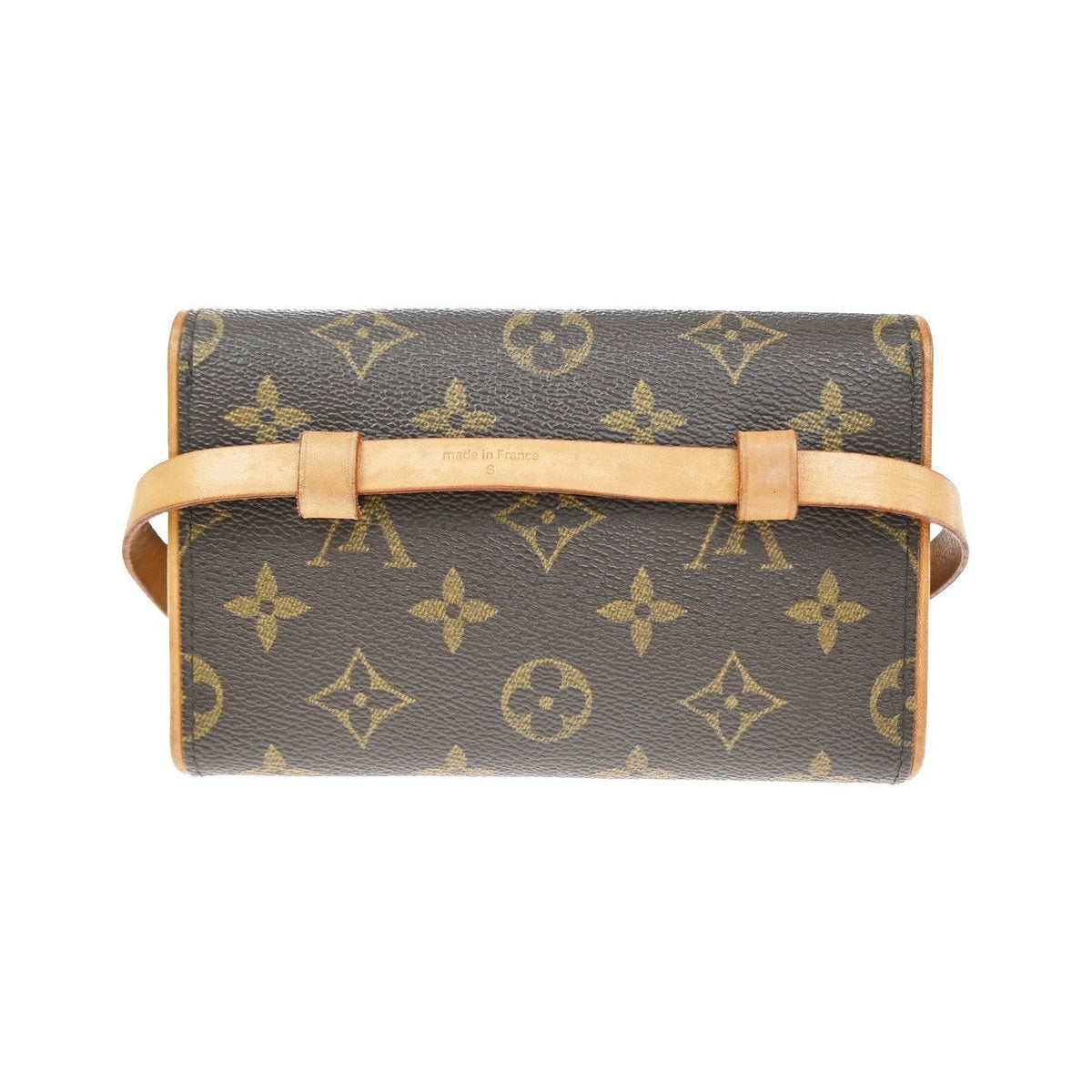 Louis Vuitton Florentine Waist Monogram Canvas, Brown, Leather, Clutch
