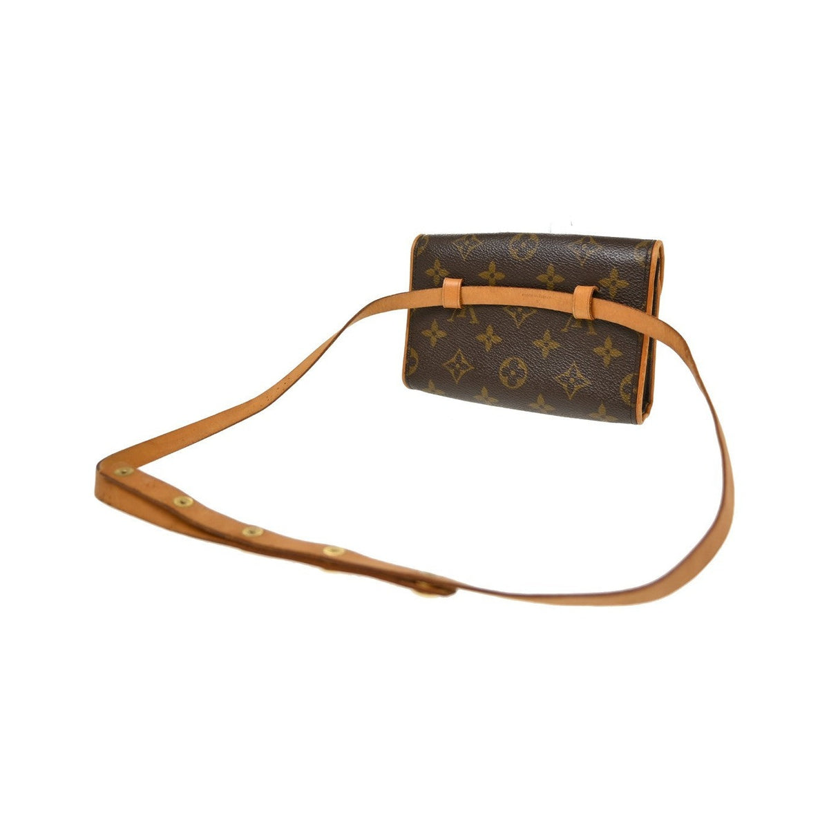 Louis Vuitton Florentine Waist Monogram Canvas, Brown, Canvas, Handbag