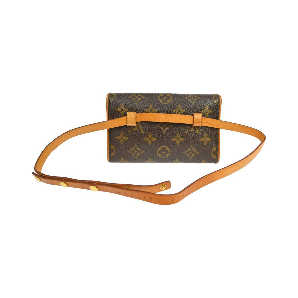 Louis Vuitton Florentine Waist Monogram Canvas, Brown, Canvas, Handbag