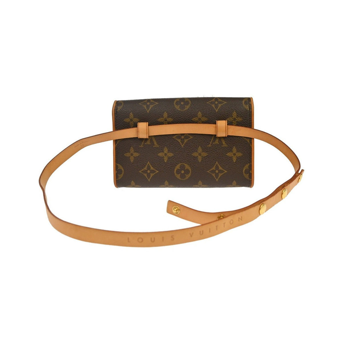Louis Vuitton Florentine Waist Monogram Canvas, Brown, Canvas, Handbag