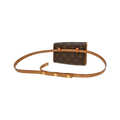 Louis Vuitton Florentine Waist Monogram Canvas, Brown, Canvas, Handbag