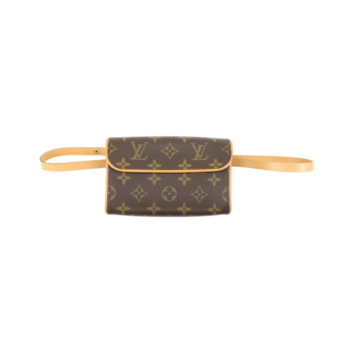 Louis Vuitton Florentine Waist Monogram Canvas, Brown, Canvas, Handbag