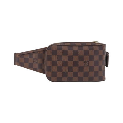 Louis Vuitton Geronimos Waist Damier, Brown, Canvas, Shoulder Bag