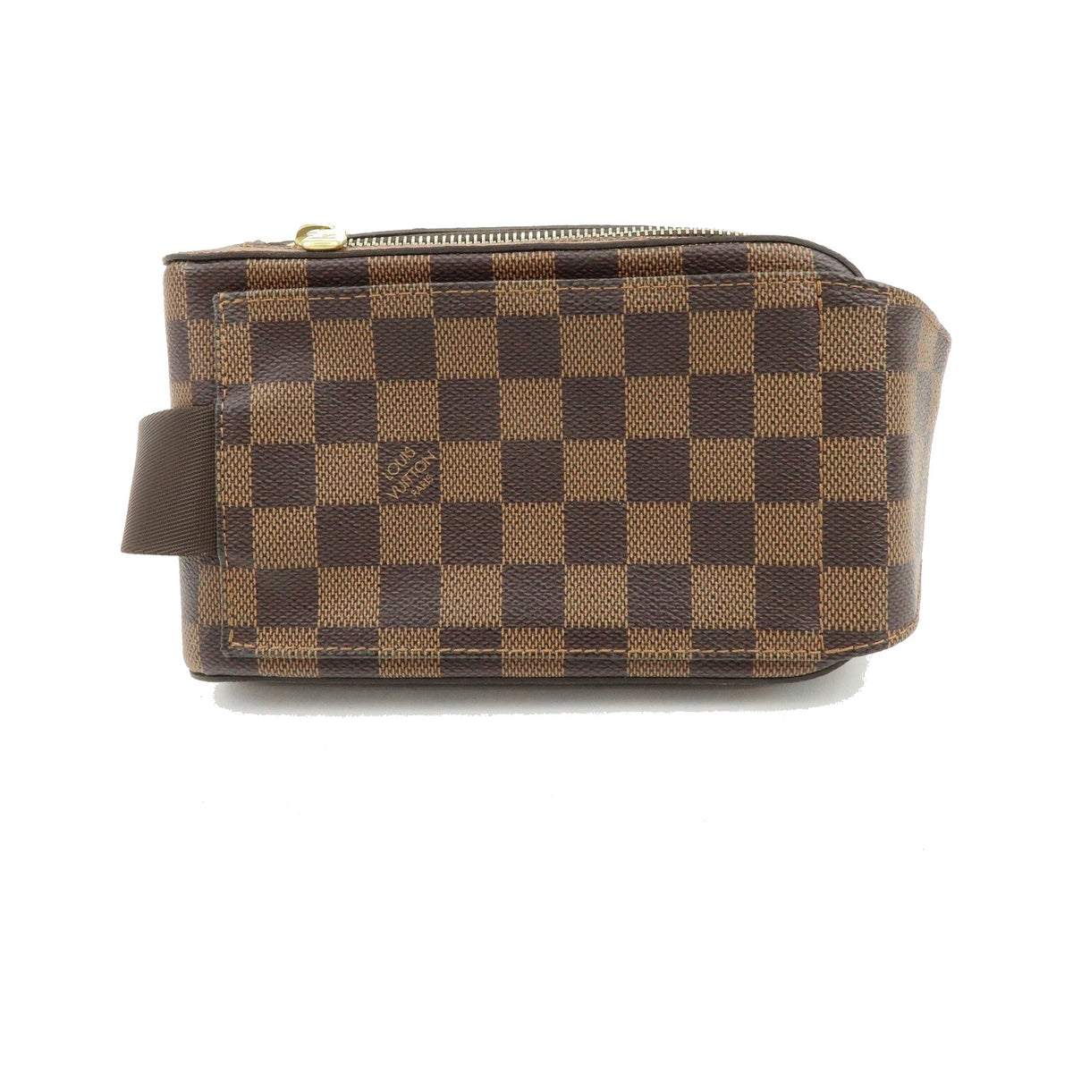Louis Vuitton Geronimos Waist Damier, Brown, Canvas, Shoulder Bag