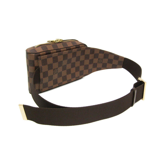 Louis Vuitton Geronimos Waist Damier Ebene, Brown, Canvas, Shoulder Bag