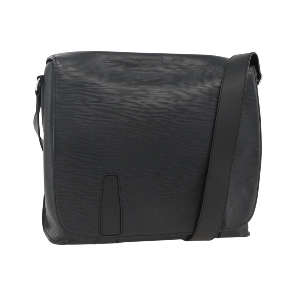 Louis Vuitton Harrington Messenger Epi Leather, Black, Leather, Handbag