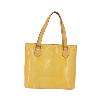 Louis Vuitton Houston Monogram Vernis, Yellow, Patent Leather, Handbag