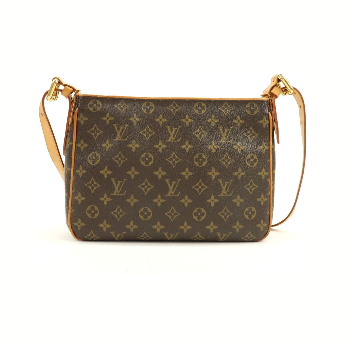 Louis Vuitton Hudson Monogram Canvas, Brown, Canvas, Handbag