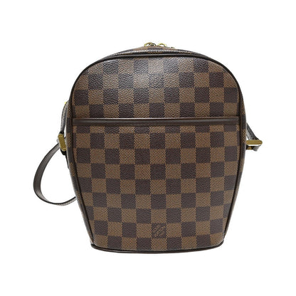 Louis Vuitton Ipanema Damier Ebene, Brown, Canvas, Shoulder Bag