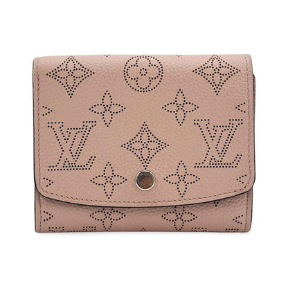 Louis Vuitton Iris Wallet NM Mahina Leather, Pink, Calfskin, Wallet