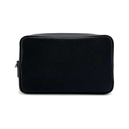 Louis Vuitton Kasai Clutch Taiga Leather, Black, Leather, Clutch