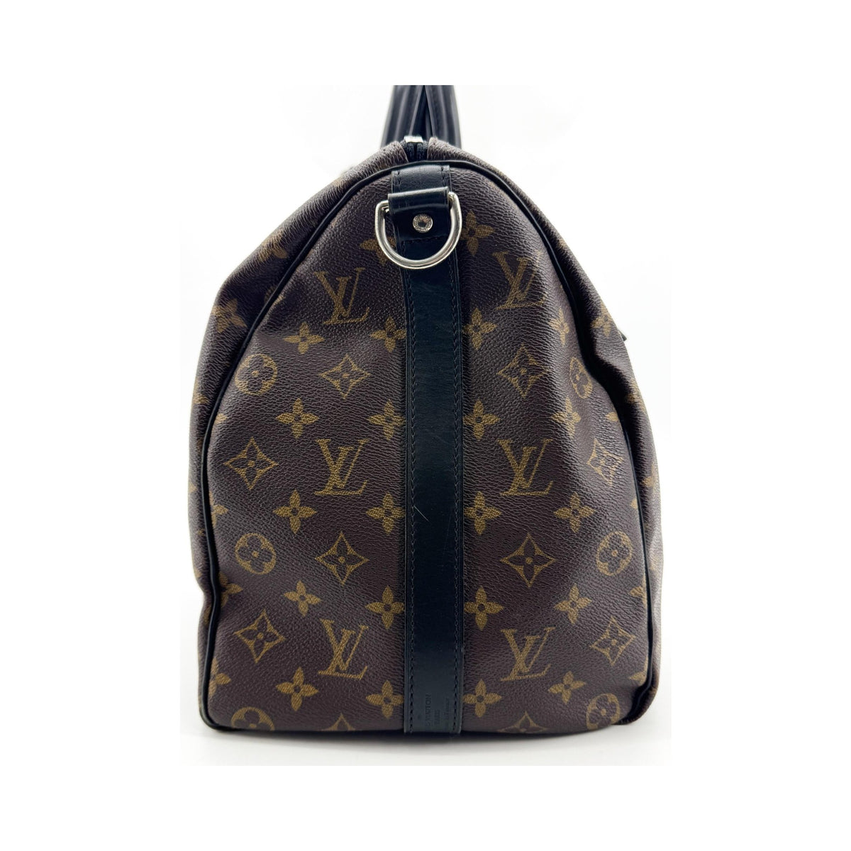 Louis Vuitton Keepall Bandouliere Macassar Monogram Canvas, Brown, Canvas, Travel Bag