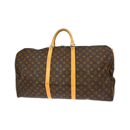 Louis Vuitton Keepall Bandoulière Monogram, Brown, Canvas, Travel Bag