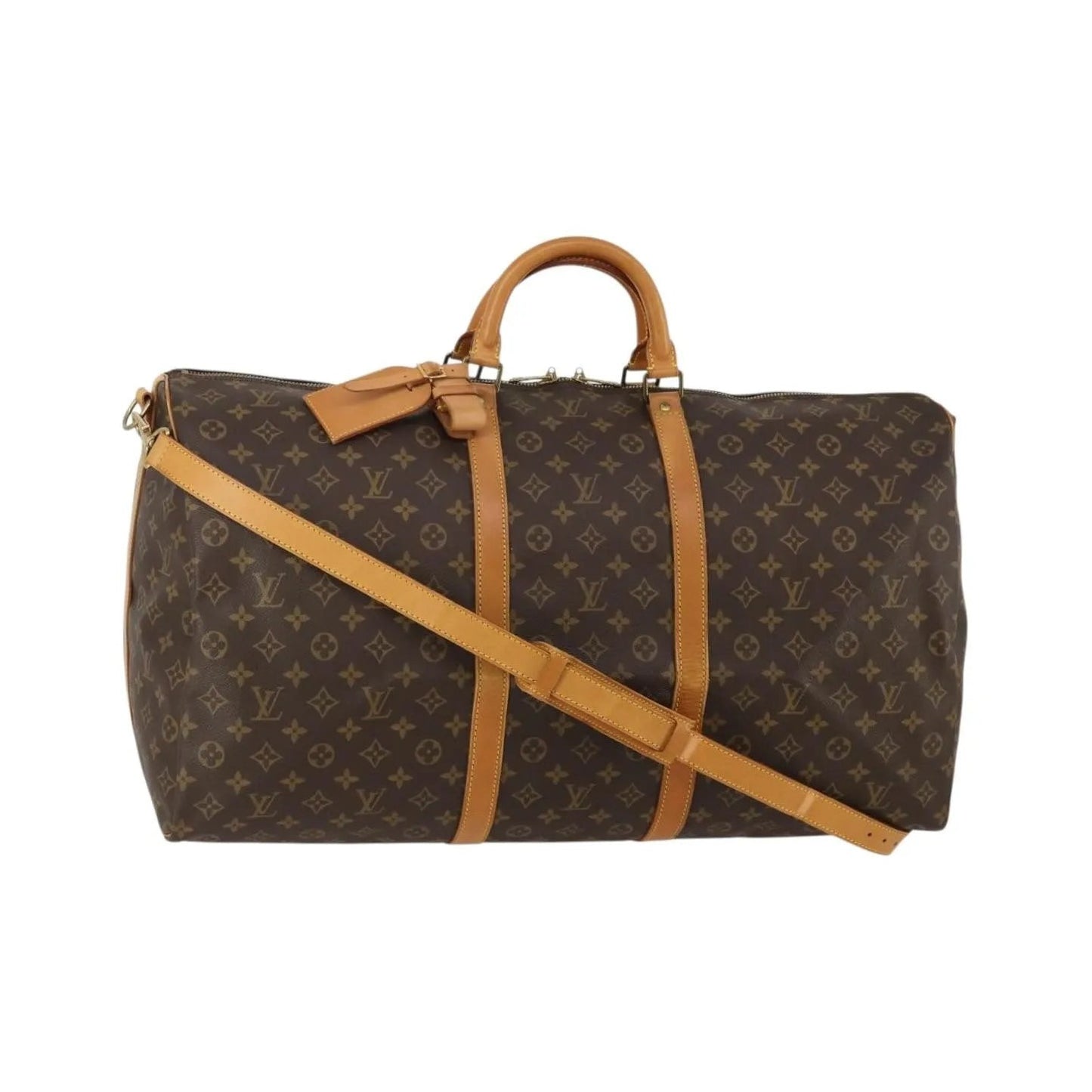 Louis Vuitton Keepall Bandouliere Monogram Canvas, Brown, Canvas, Travel Bag