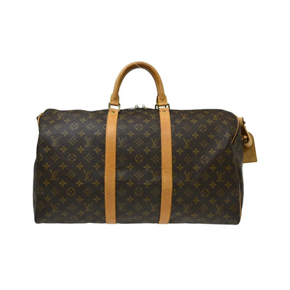 Louis Vuitton Keepall Bandouliere Monogram Canvas, Brown, Canvas, Travel Bag