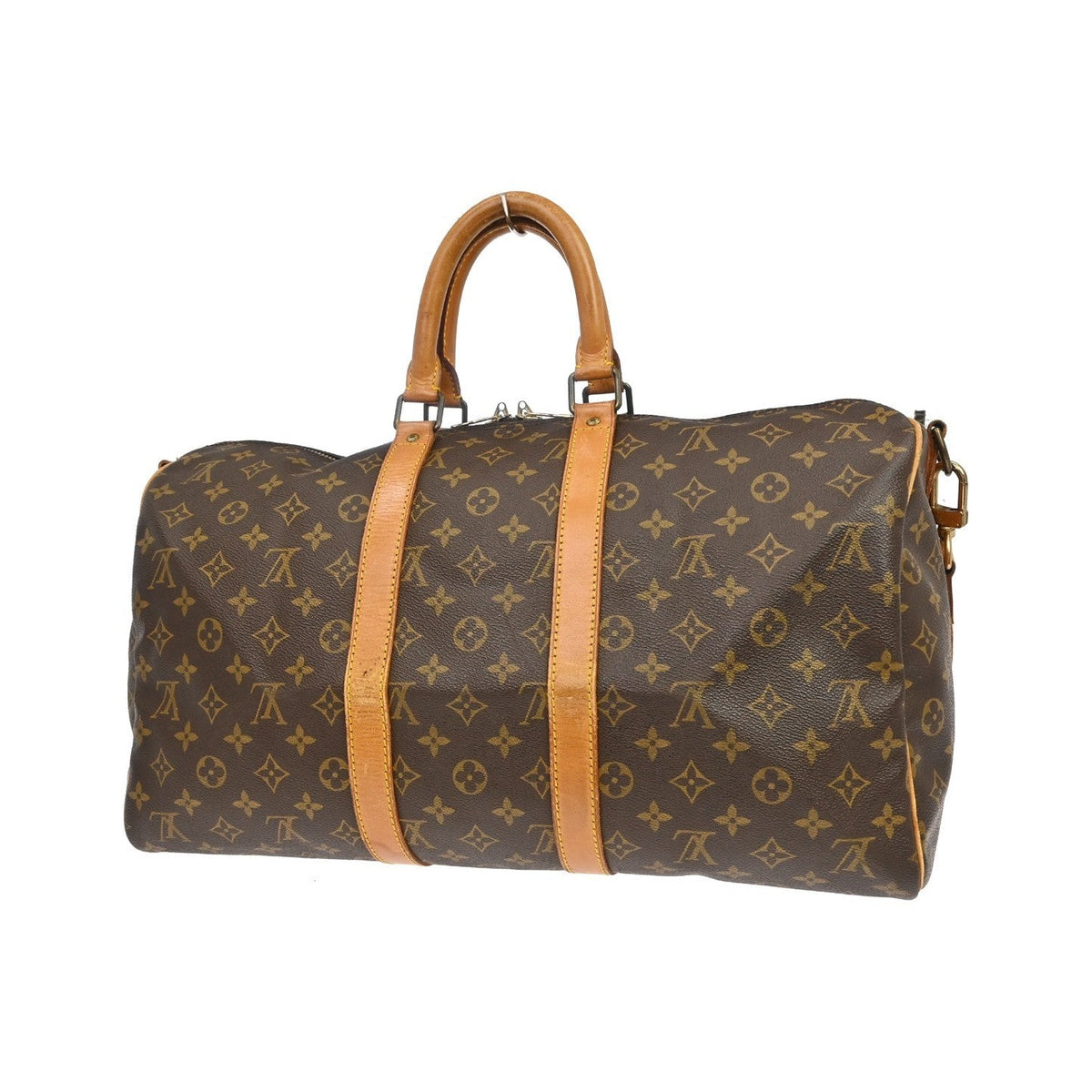 Louis Vuitton Keepall Bandouliere Monogram Canvas, Brown, Canvas, Travel Bag