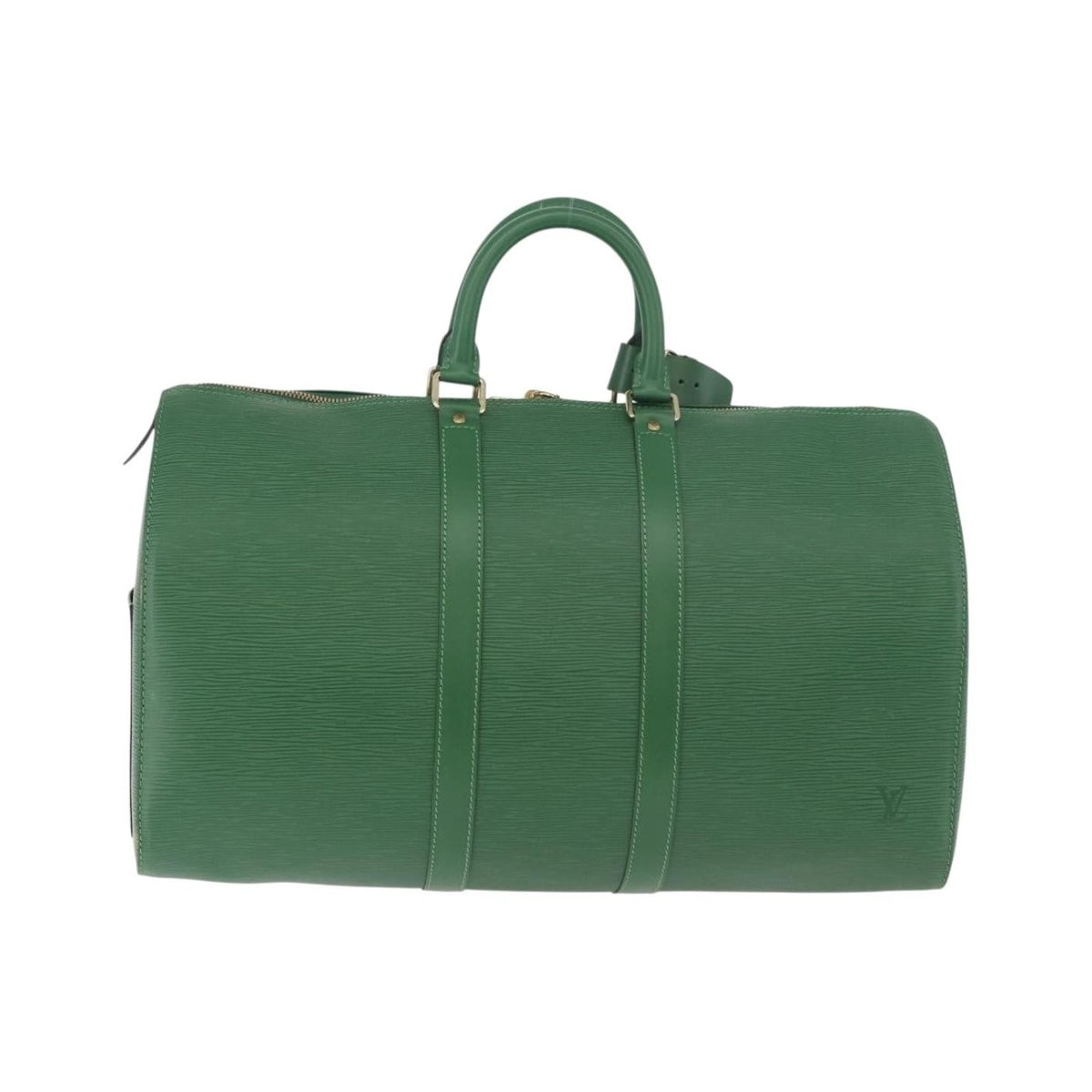 Louis Vuitton Keepall Epi Leather, Green, Leather, Travel Bag