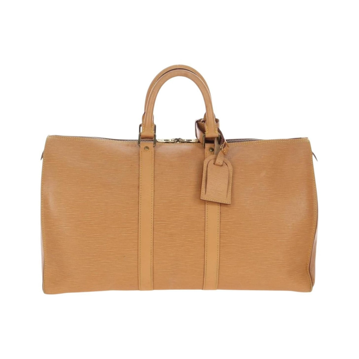Louis Vuitton Keepall Epi Leather, Brown, Leather, Travel Bag