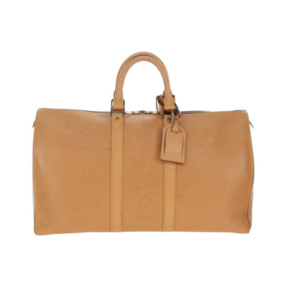 Louis Vuitton Keepall Epi Leather, Brown, Leather, Travel Bag