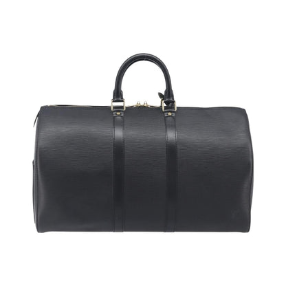 Louis Vuitton Keepall Epi Leather, Black, Leather, Travel Bag