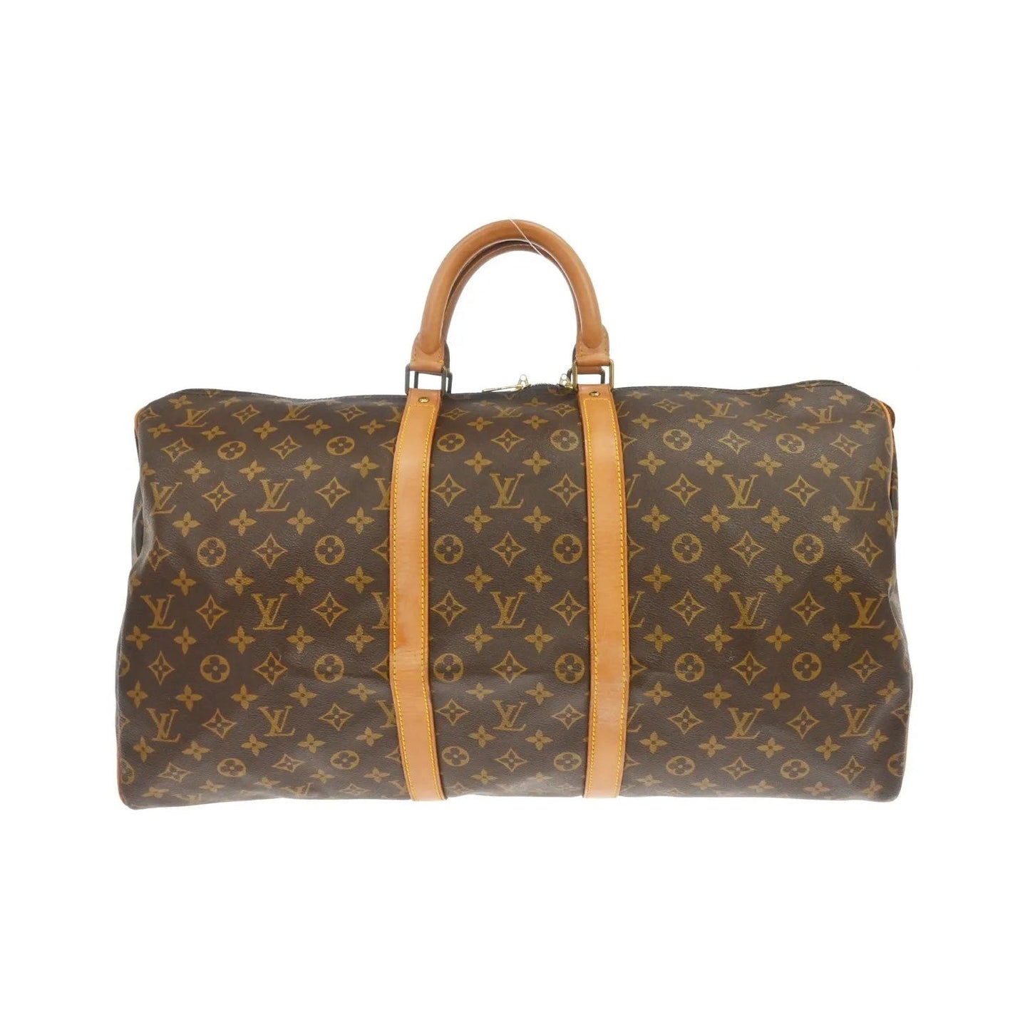 Louis Vuitton Keepall Monogram, Brown, Canvas, Travel Bag