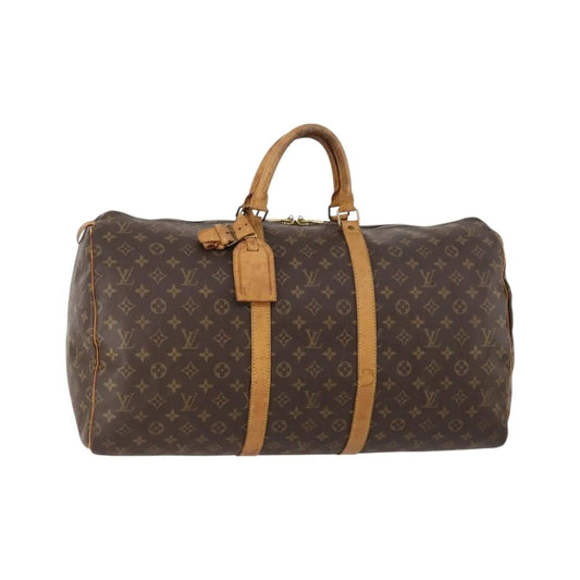Louis Vuitton Keepall Monogram Canvas, Brown, Canvas, Travel Bag