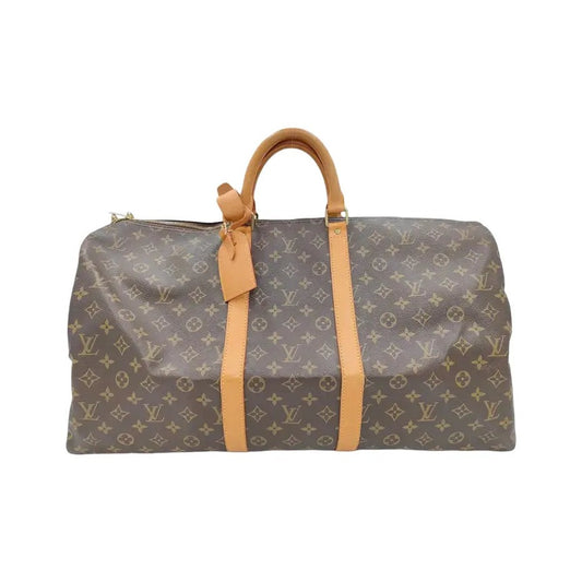 Louis Vuitton Keepall Monogram Canvas, Brown, Canvas, Travel Bag