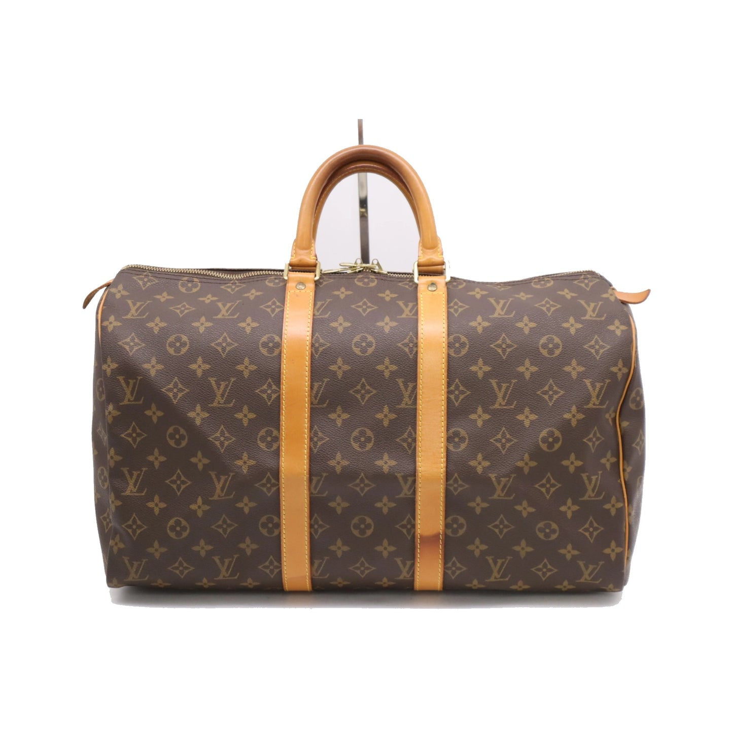 Louis Vuitton Keepall Monogram Canvas, Brown, Canvas, Travel Bag