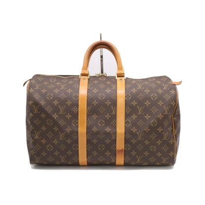 Louis Vuitton Keepall Monogram Canvas, Brown, Canvas, Travel Bag