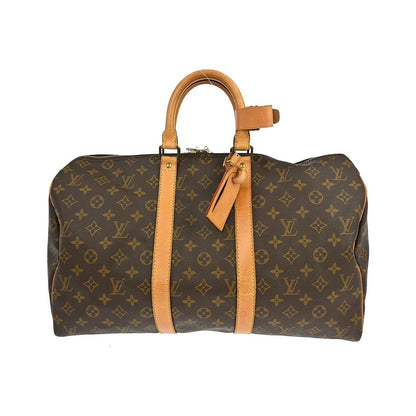 Louis Vuitton Keepall Monogram Canvas, Brown, Canvas, Travel Bag