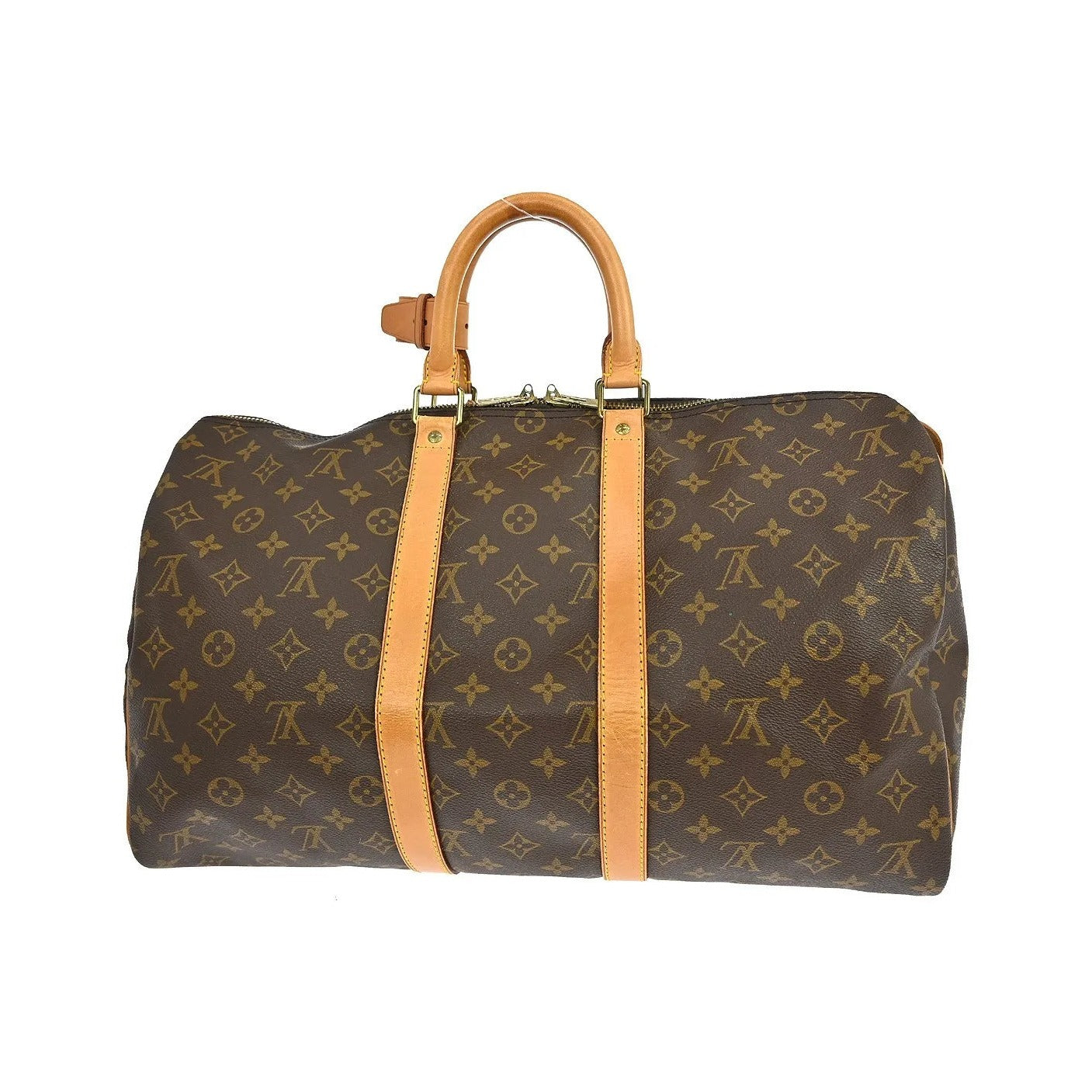 Louis Vuitton Keepall Monogram Canvas, Brown, Canvas, Travel Bag