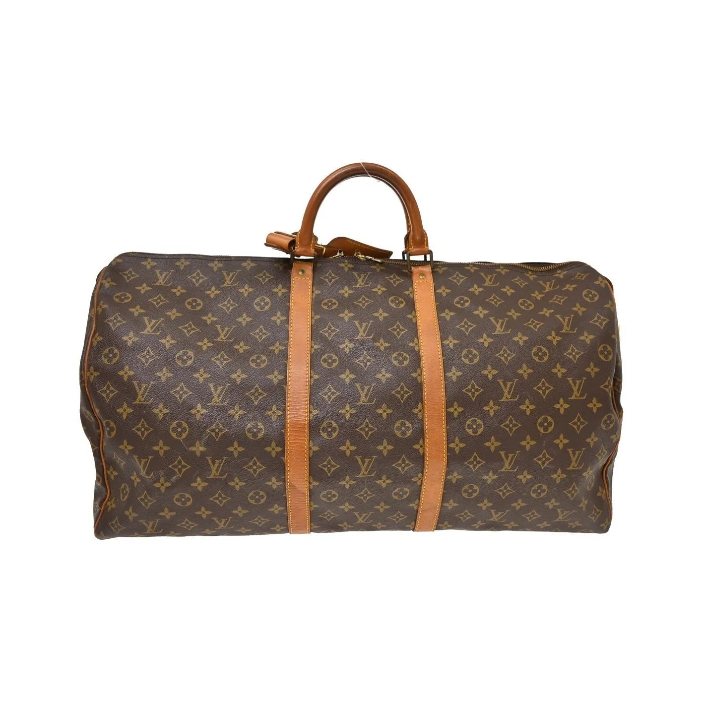Louis Vuitton Keepall Monogram Canvas, Brown, Canvas, Travel Bag