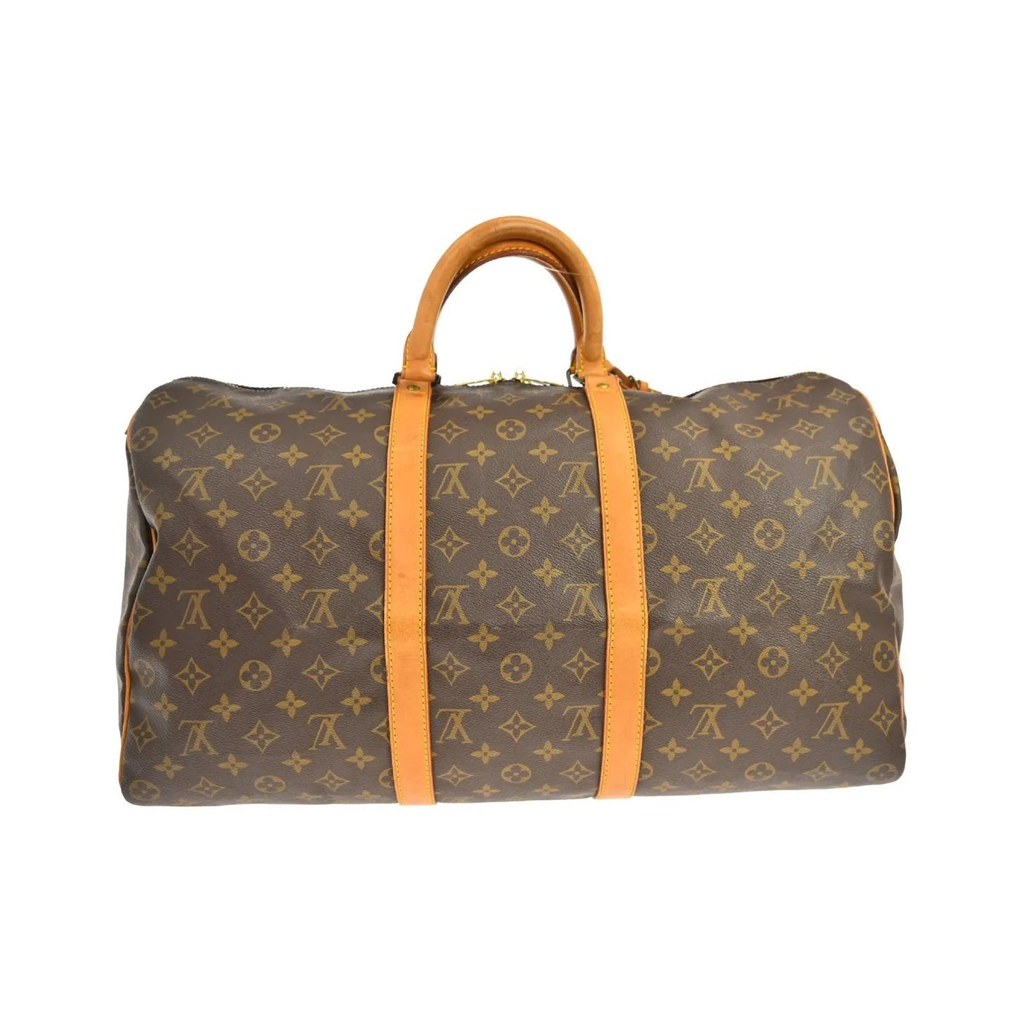 Louis Vuitton Keepall Monogram Canvas, Brown, Canvas, Travel Bag