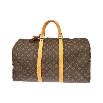 Louis Vuitton Keepall Monogram Canvas, Brown, Canvas, Travel Bag