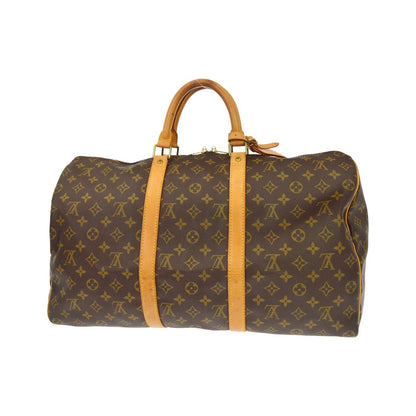 Louis Vuitton Keepall Monogram Canvas, Brown, Canvas, Travel Bag