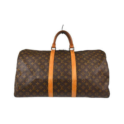 Louis Vuitton Keepall Monogram Canvas, Brown, Canvas, Travel Bag