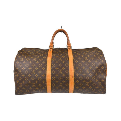 Louis Vuitton Keepall Monogram Canvas, Brown, Canvas, Travel Bag