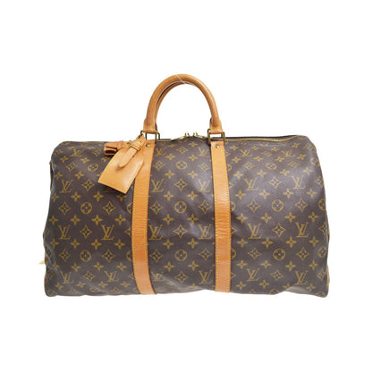 Louis Vuitton Keepall Monogram Canvas, Brown, Canvas, Travel Bag