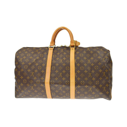 Louis Vuitton Keepall Monogram Canvas, Brown, Canvas, Travel Bag