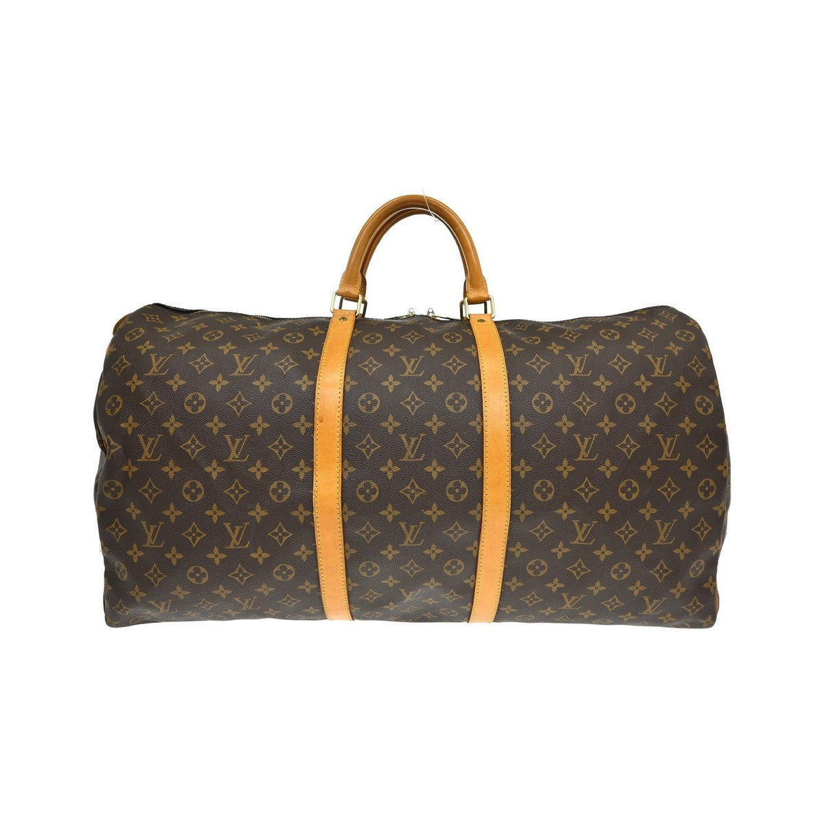 Louis Vuitton Keepall Monogram Canvas, Brown, Canvas, Travel Bag