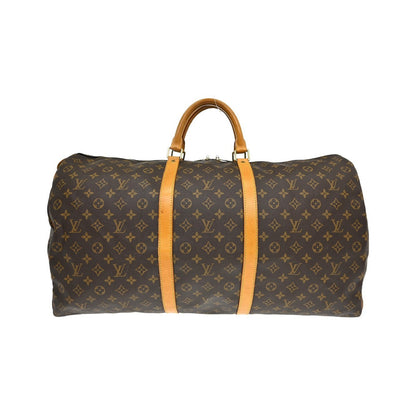 Louis Vuitton Keepall Monogram Canvas, Brown, Canvas, Travel Bag