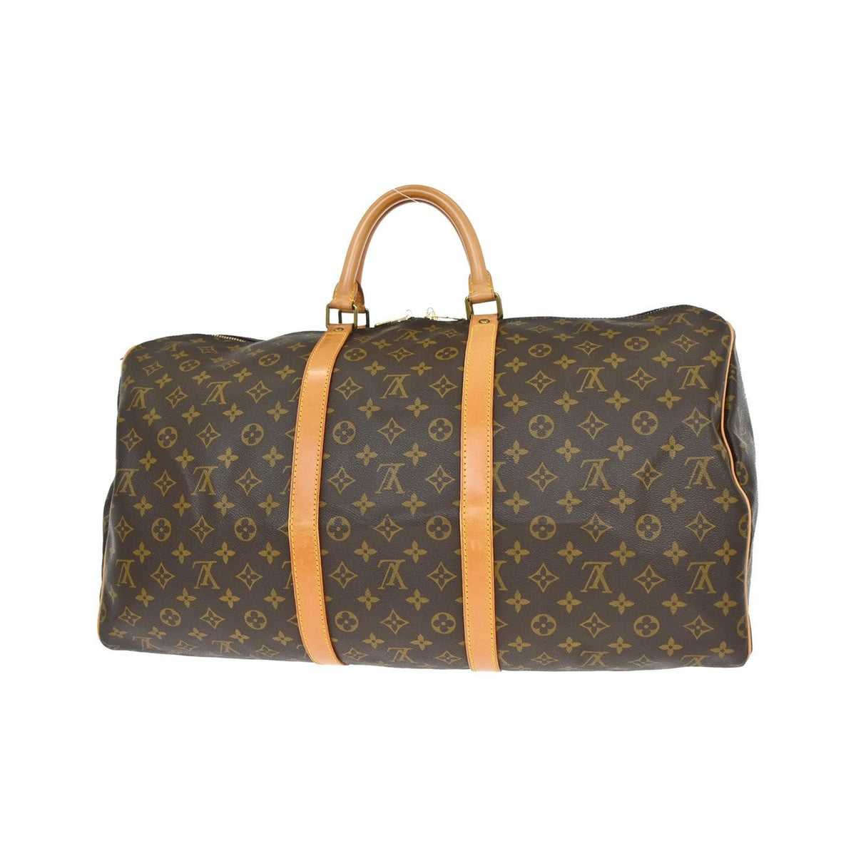Louis Vuitton Keepall Monogram Canvas, Brown, Canvas, Travel Bag