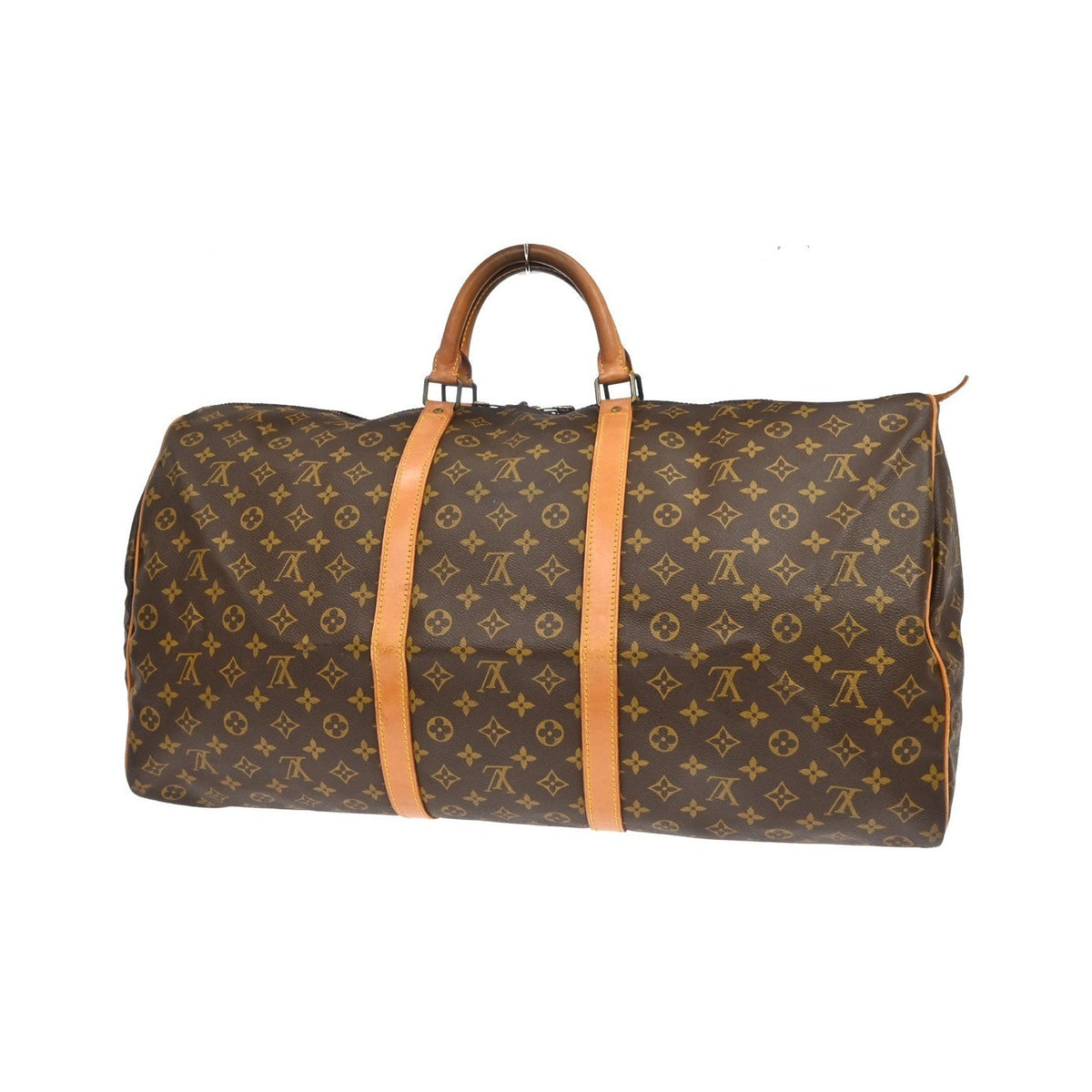 Louis Vuitton Keepall Monogram Canvas, Brown, Canvas, Travel Bag