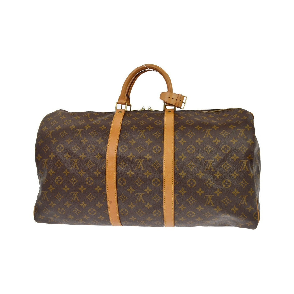 Louis Vuitton Keepall Monogram Canvas, Brown, Canvas, Travel Bag